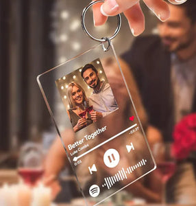 Kişiselleştirilmiş Akrilik Müzik Plaketi Anahtarlık