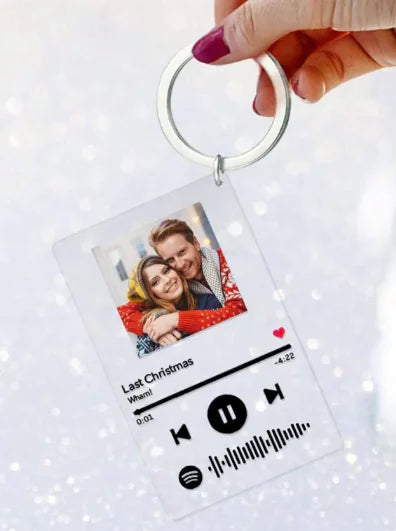 Kişiselleştirilmiş Akrilik Müzik Plaketi Anahtarlık